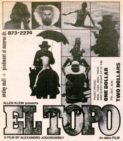 El topo (1970) Alejandro Jodorowsky