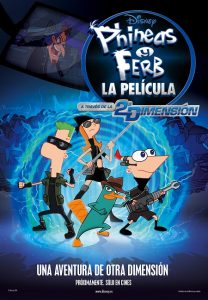 Phineas and Ferb the Movie: Across the 2nd Dimension (2011) WEBRip Audio Latino