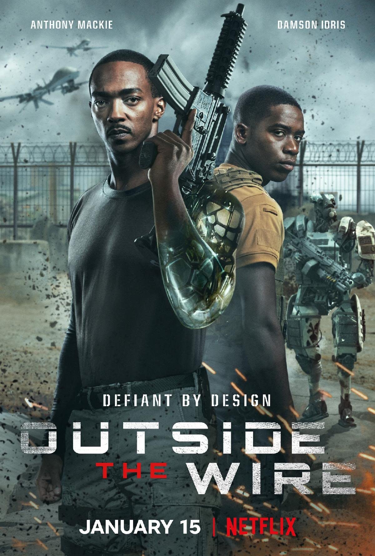 Outside the Wire (2021) WEBRip 1080p HD Dual Latino / Inglés