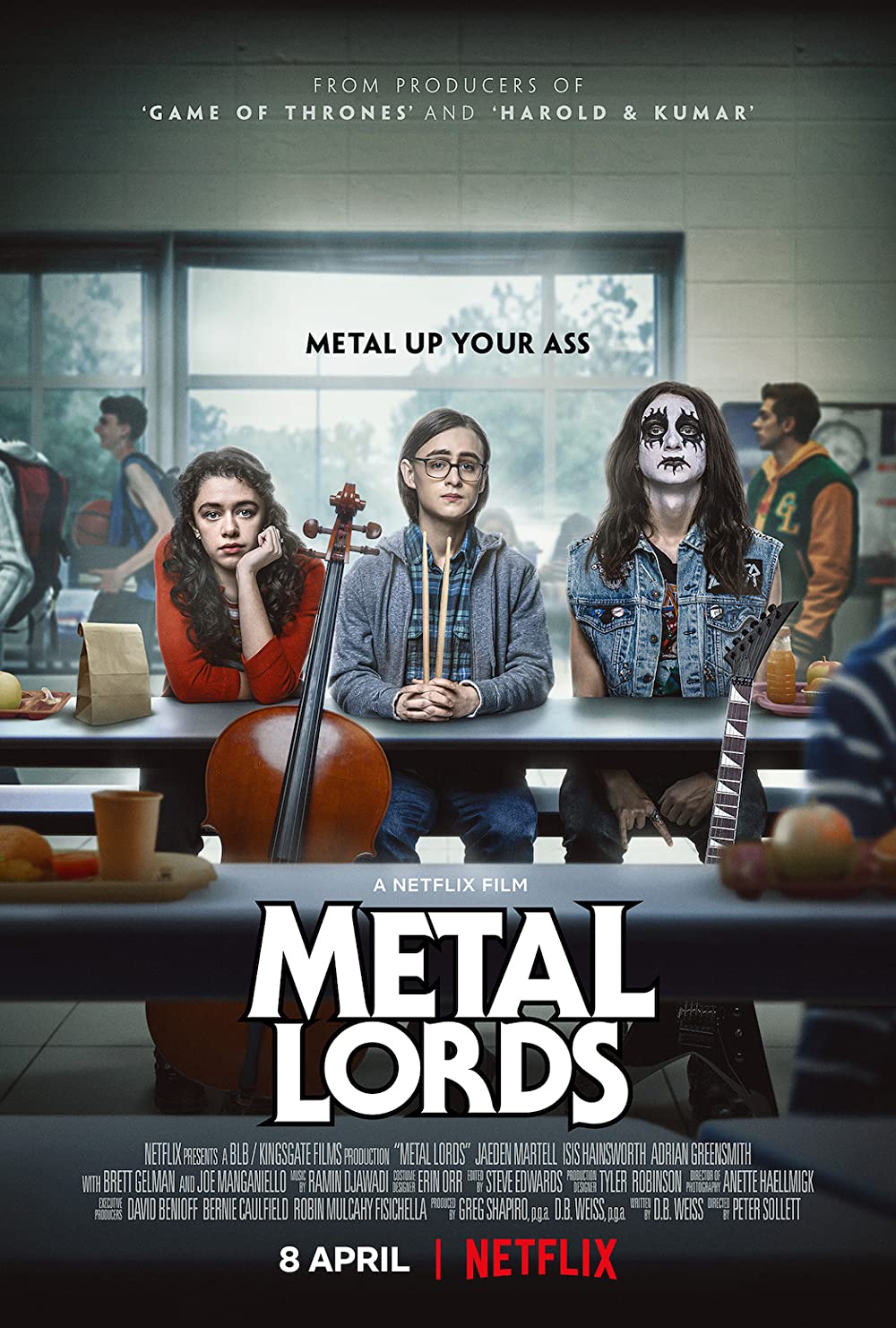 Metal Lords (2022) WEBRip 1080p HD Dual Latino / Inglés