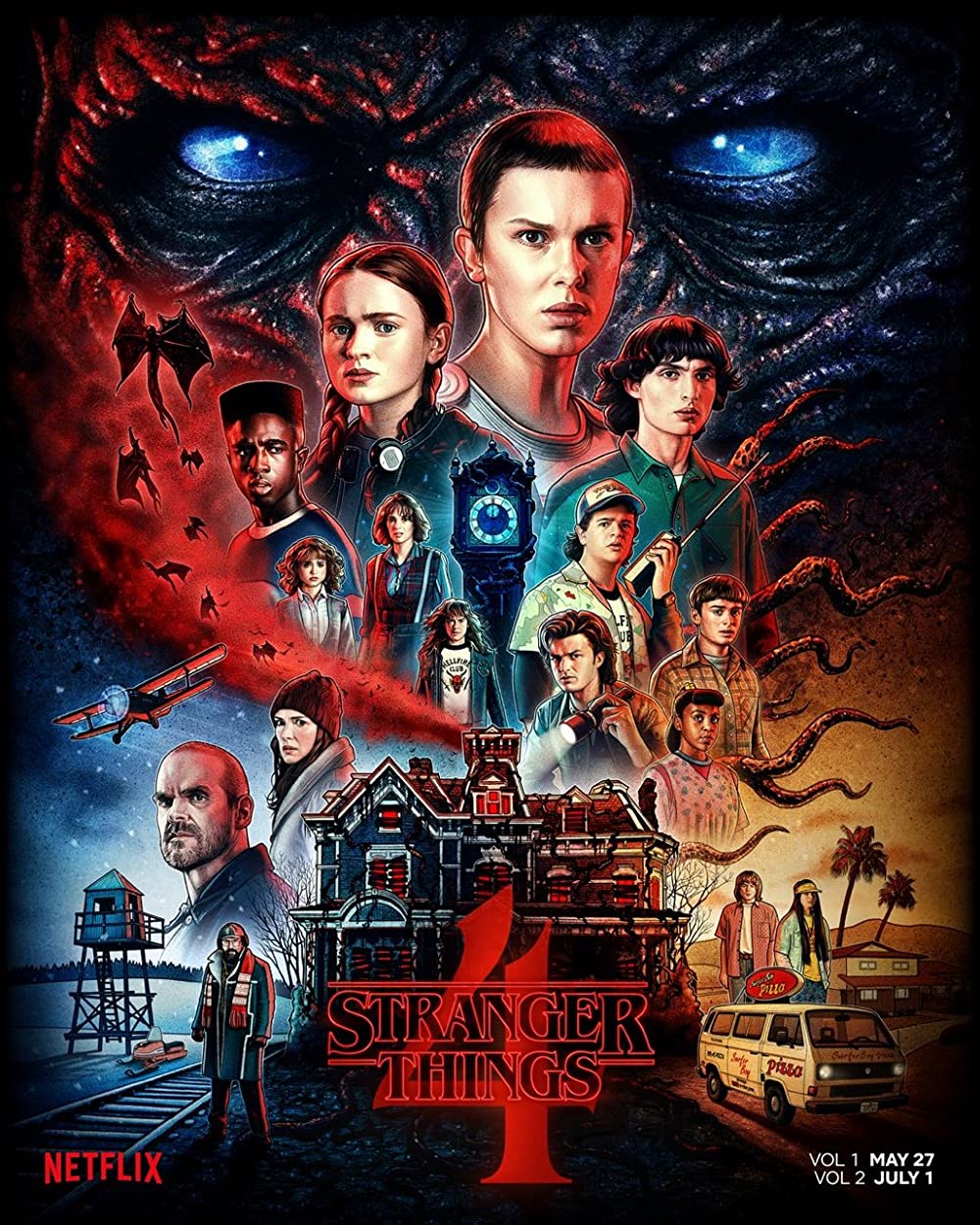 Stranger Things (2016) Cuarta Temporada