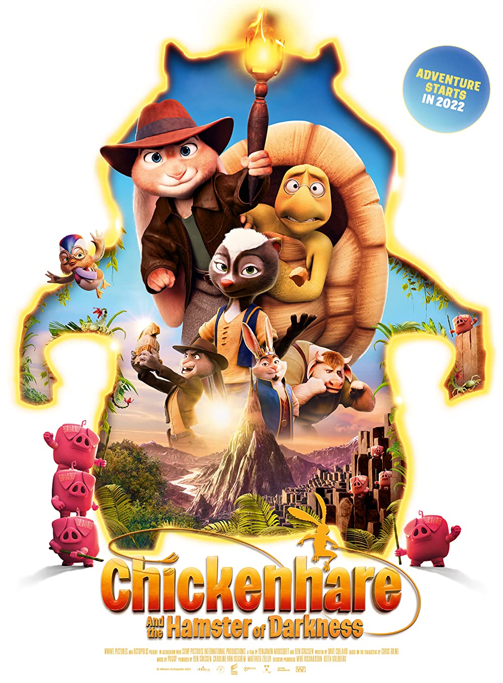 Chickenhare and the Hamster of Darkness (2022) WEBRip 1080p HD Dual Latino / Inglés
