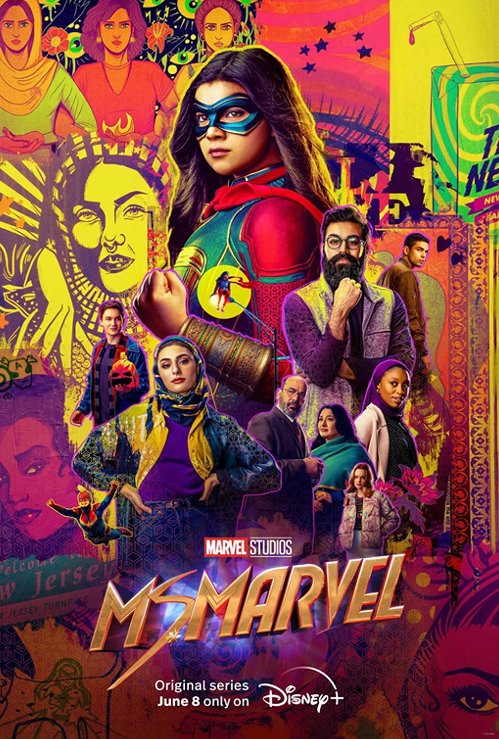 Ms. Marvel (2022) Miniserie de TV Primera Temporada 1080p HD Dual Latino / Inglés