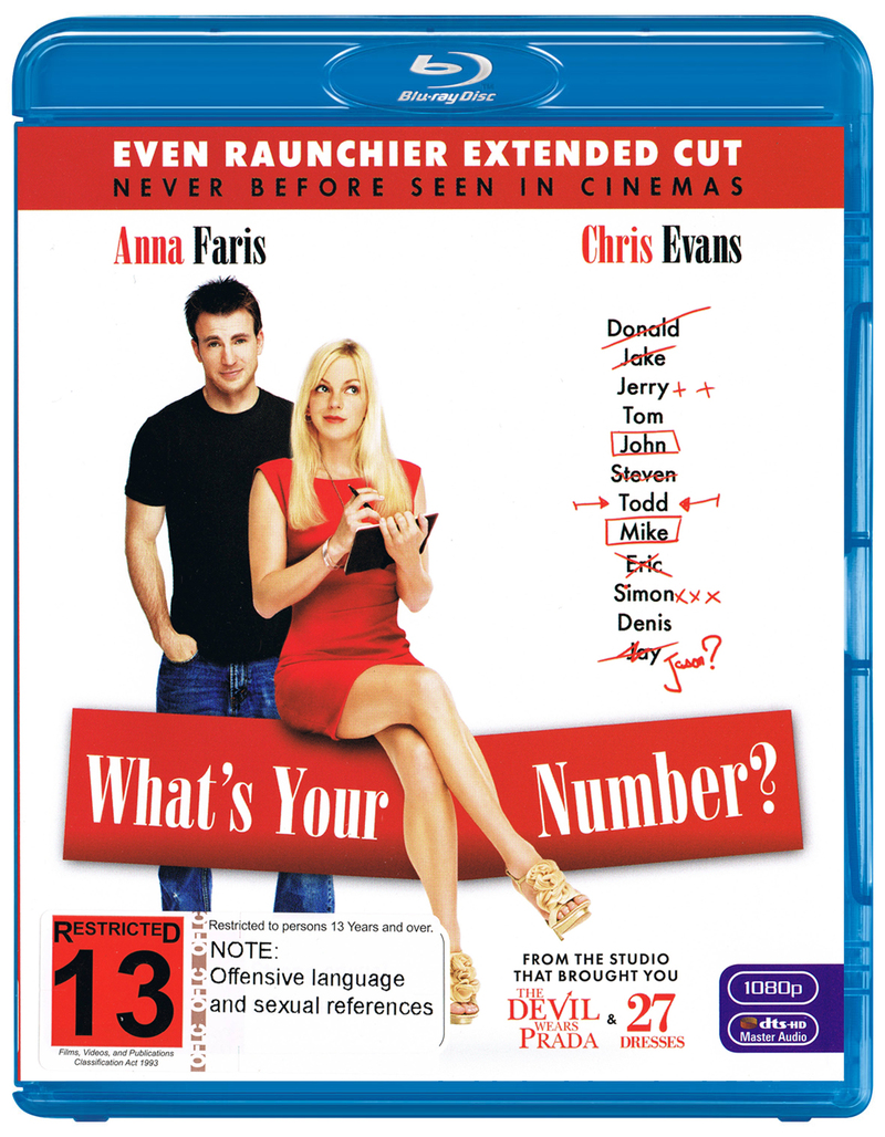What’s Your Number? (2011) Director’s Cut BluRay 1080p HD