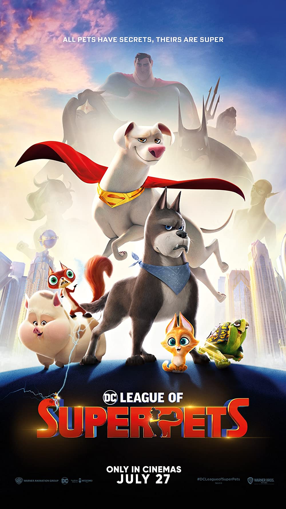 DC League of Super-Pets (2022) WEBRip 1080p HD Dual Latino / Inglés