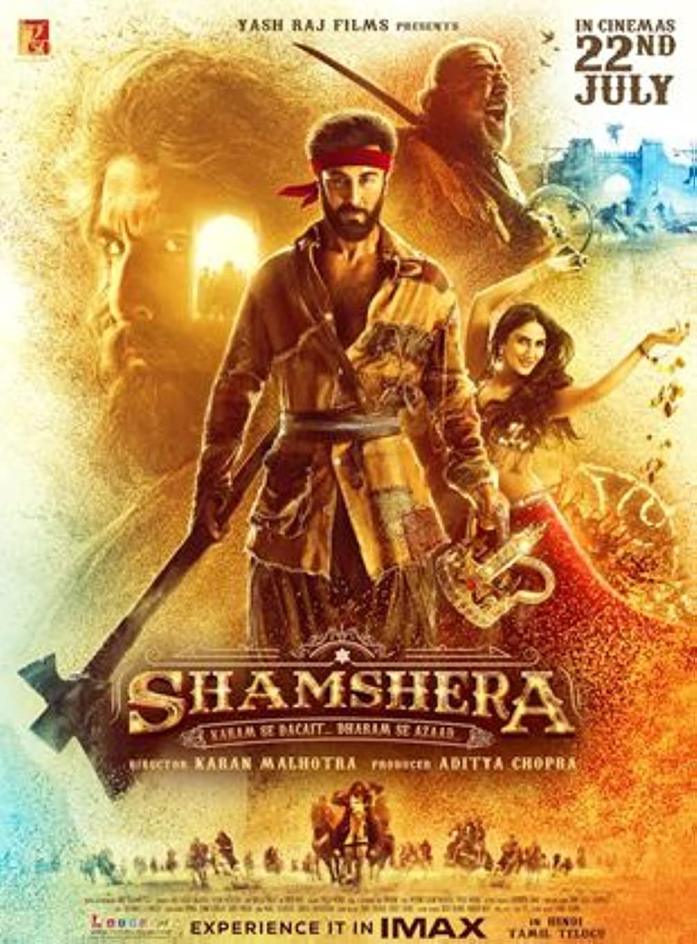 Shamshera (2022) WEBRip 1080p HD