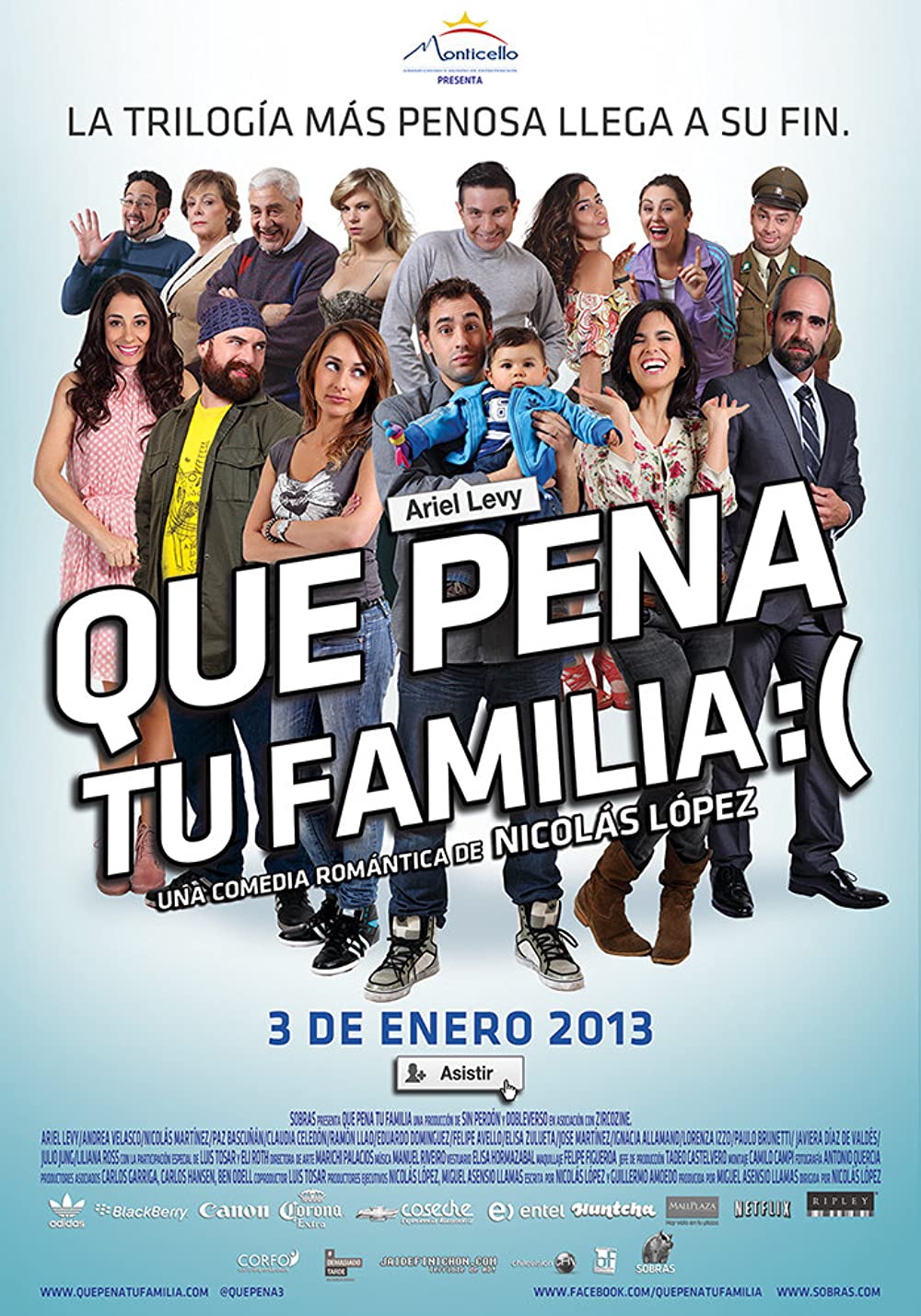 Que pena tu familia (2012) DVDRip VIP