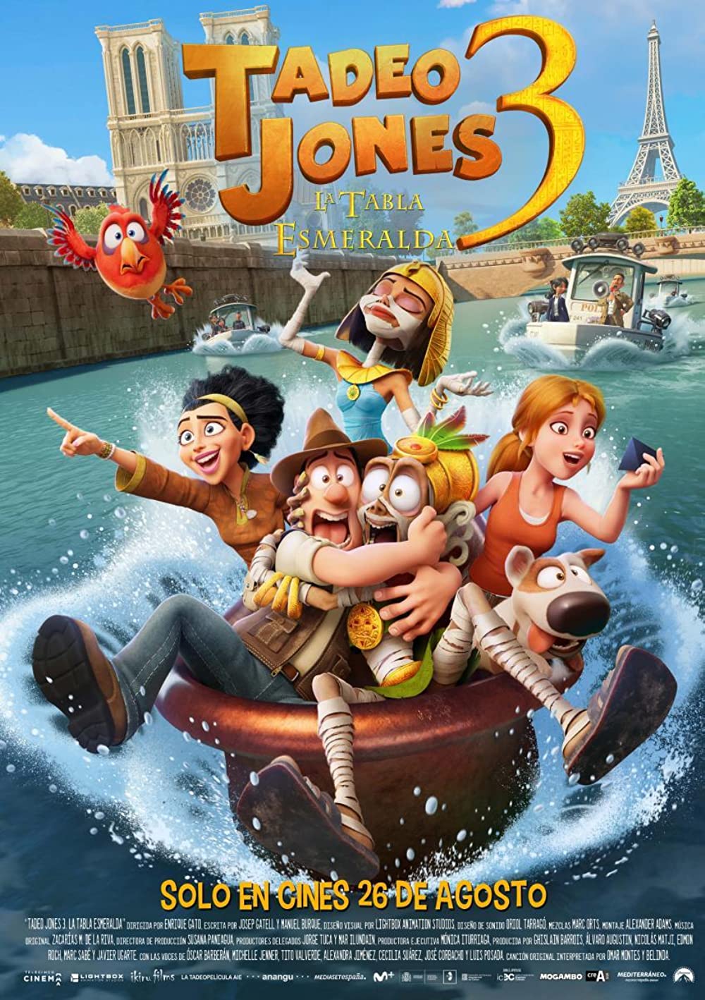 Tad the Lost Explorer and the Emerald Tablet (2022) WEBRip 1080p HD Dual Latino / Inglés