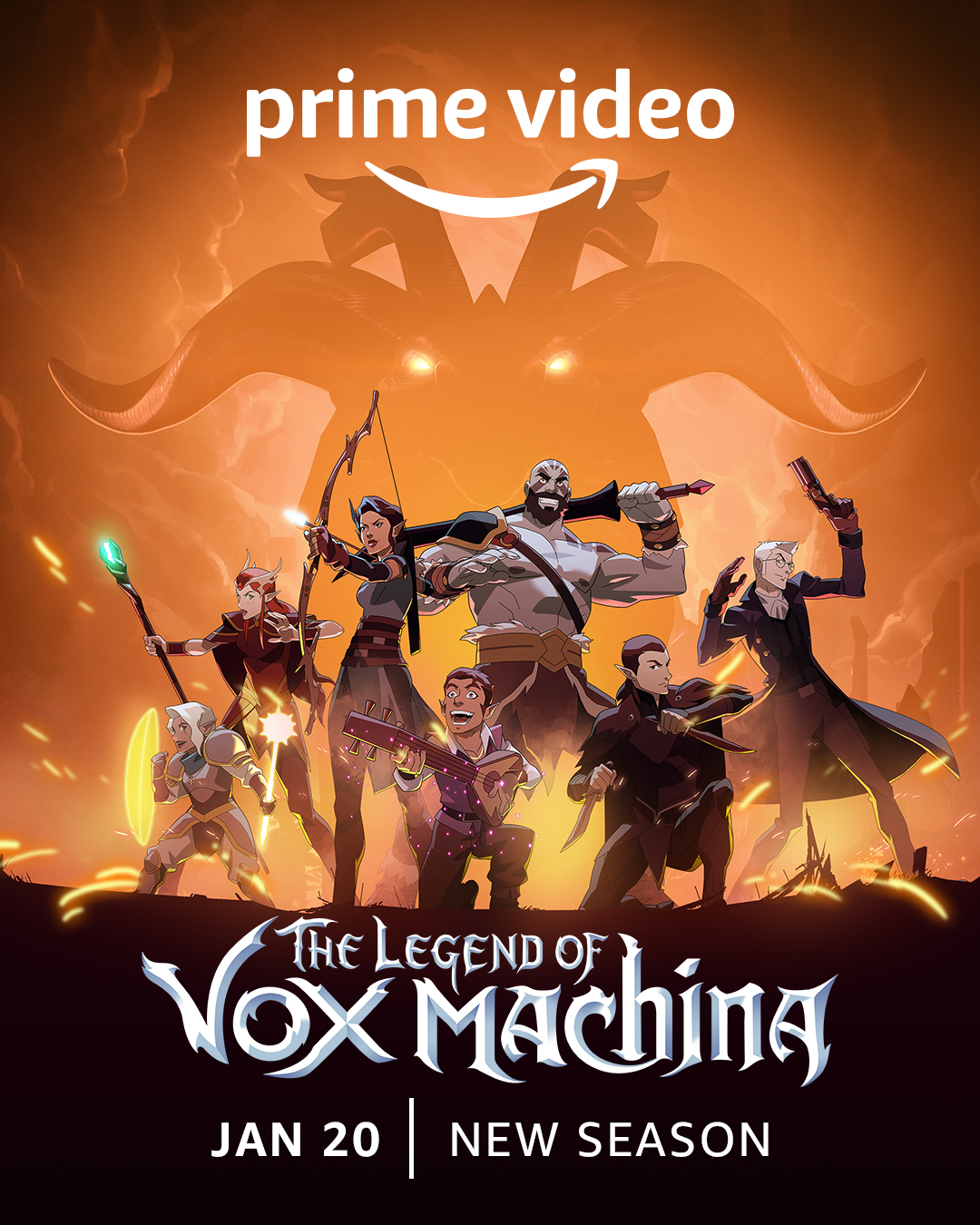 The Legend of Vox Machina (2022) Serie de TV Segunda Temporada (2023) 720p HD Dual Latino / Inglés