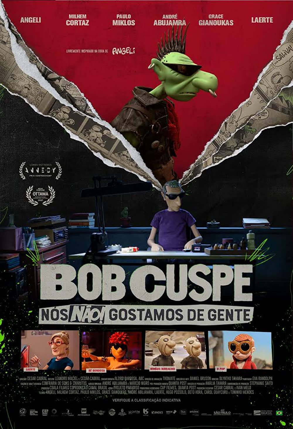 Bob Cuspe: Nós Não Gostamos de Gente (2021) WEBRip 1080p HD