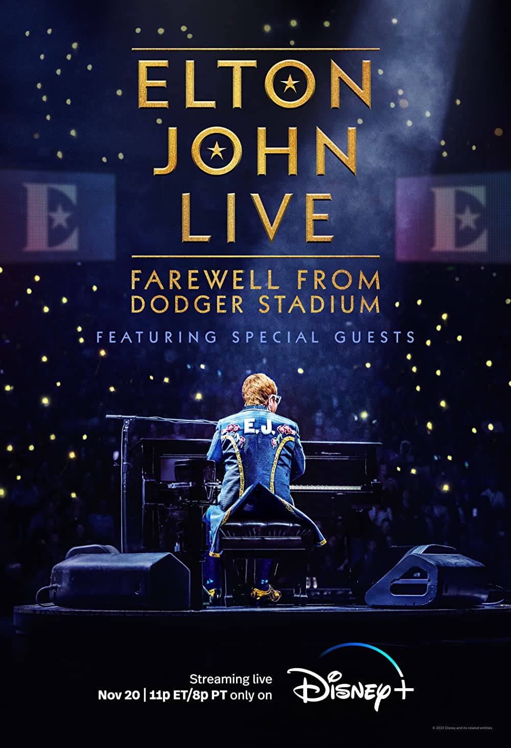 Elton John Live: Farewell from Dodger Stadium (2022) WEBRip 720p HD