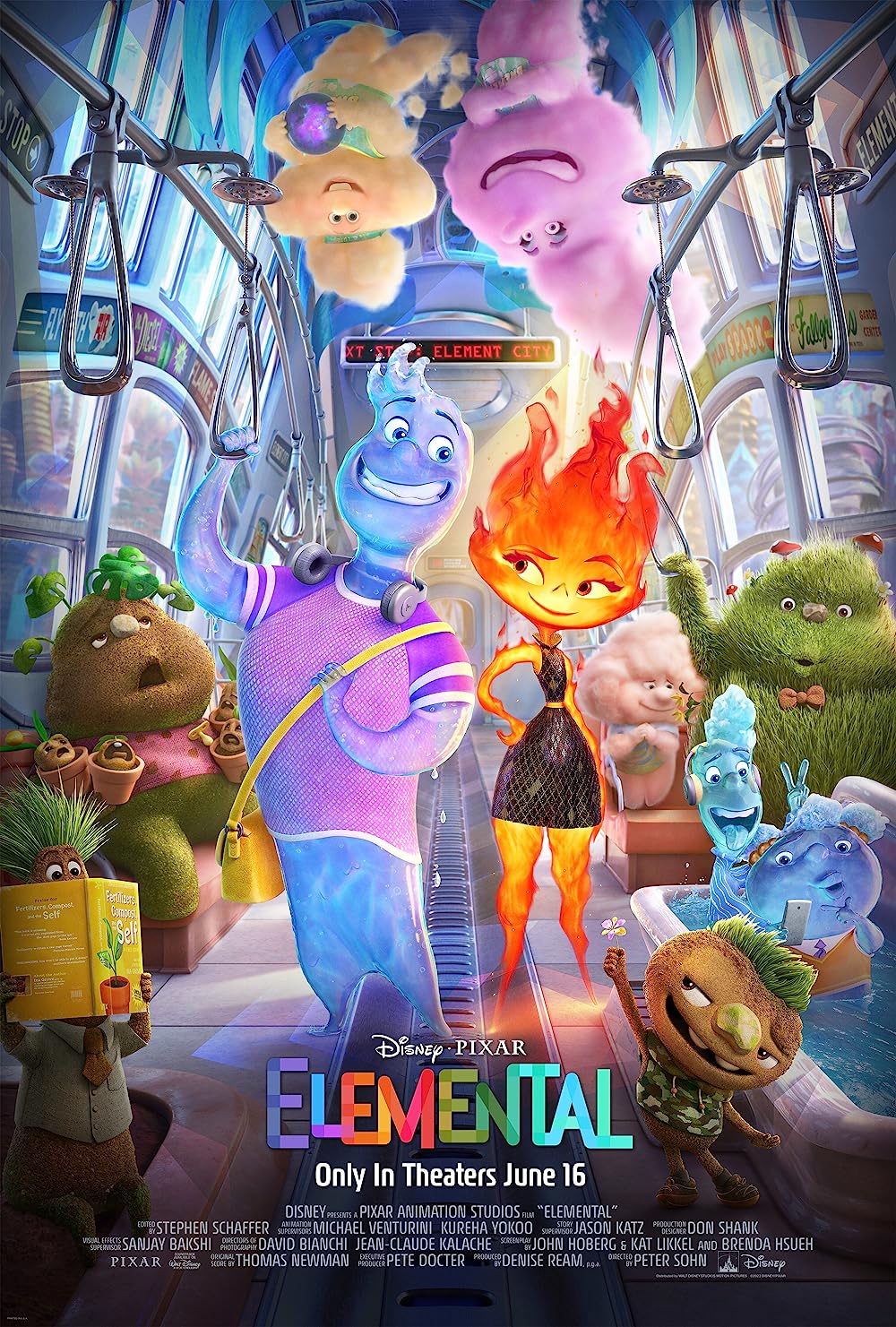 Elemental (2023) WEBRip 1080p HD Dual Latino / Inglés