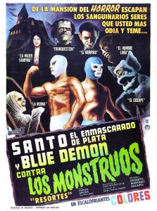 Santo el enmascarado de plata y Blue Demon contra los monstruos (1970) WEBRip 1080p HD