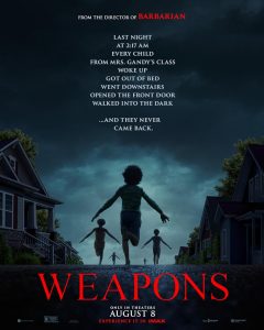 Weapons (2025) WEBRip 1080p HD Dual Latino / Inglés