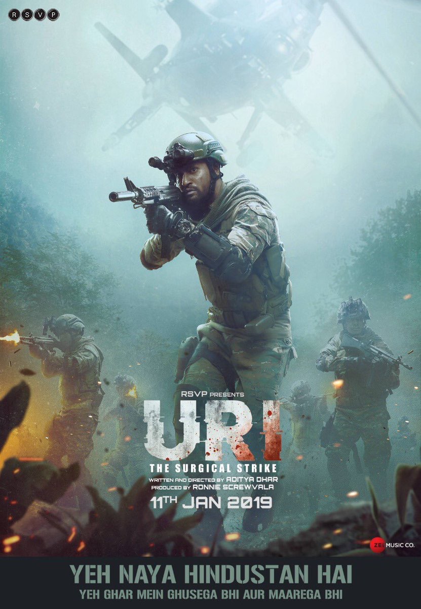 Uri: The Surgical Strike (2019) WEBRip 1080p HD Dual Latino / Hindi